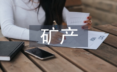 礦產(chǎn)企業(yè)資產(chǎn)評估