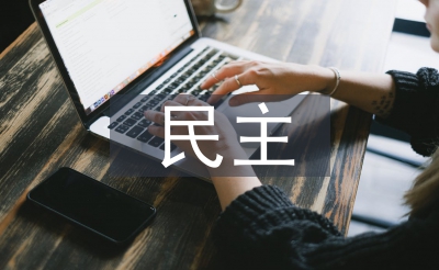 民主政治論文